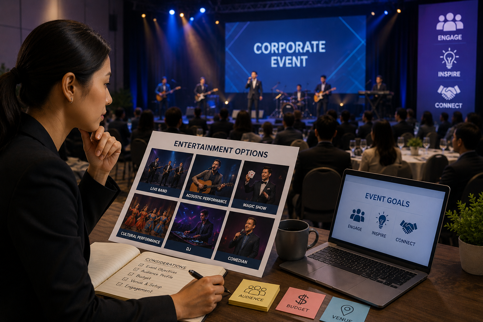 How to Choose the Right Entertainment for Corporate Events